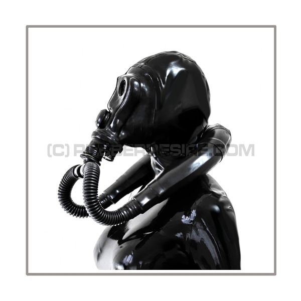 Deluxe SIMIAN gasmask-zipperhood-system SMELLBAG-A with neckrespirator-rubbersmell-bag-set